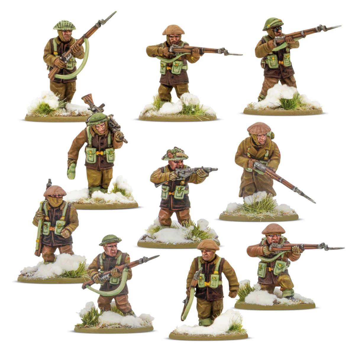 Bolt Action British & Canadian Infantry (Winter) Platoon