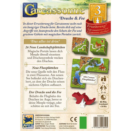 Carcassonne - Erweiterung 3 Drache & Fee (v3.1)