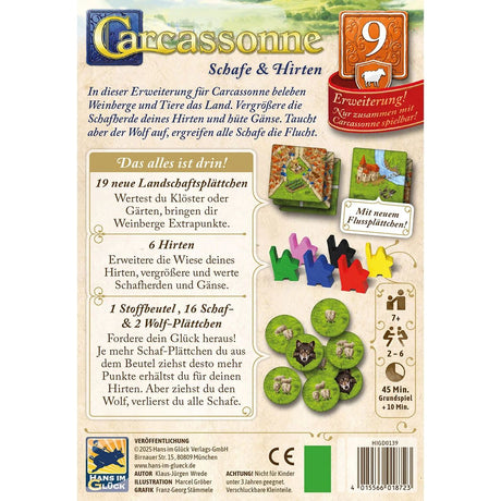Carcassonne - Erweiterung 9 Schafe & Hirten (v3.1)