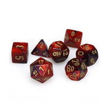 Chessex 7-Würfelset Gemini Violett-Rot/Gold