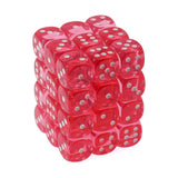 Chessex W6x36 Würfelset Translucent Pink/Weiß