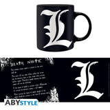 Death Note Mug 320 ml L & Rules With Box