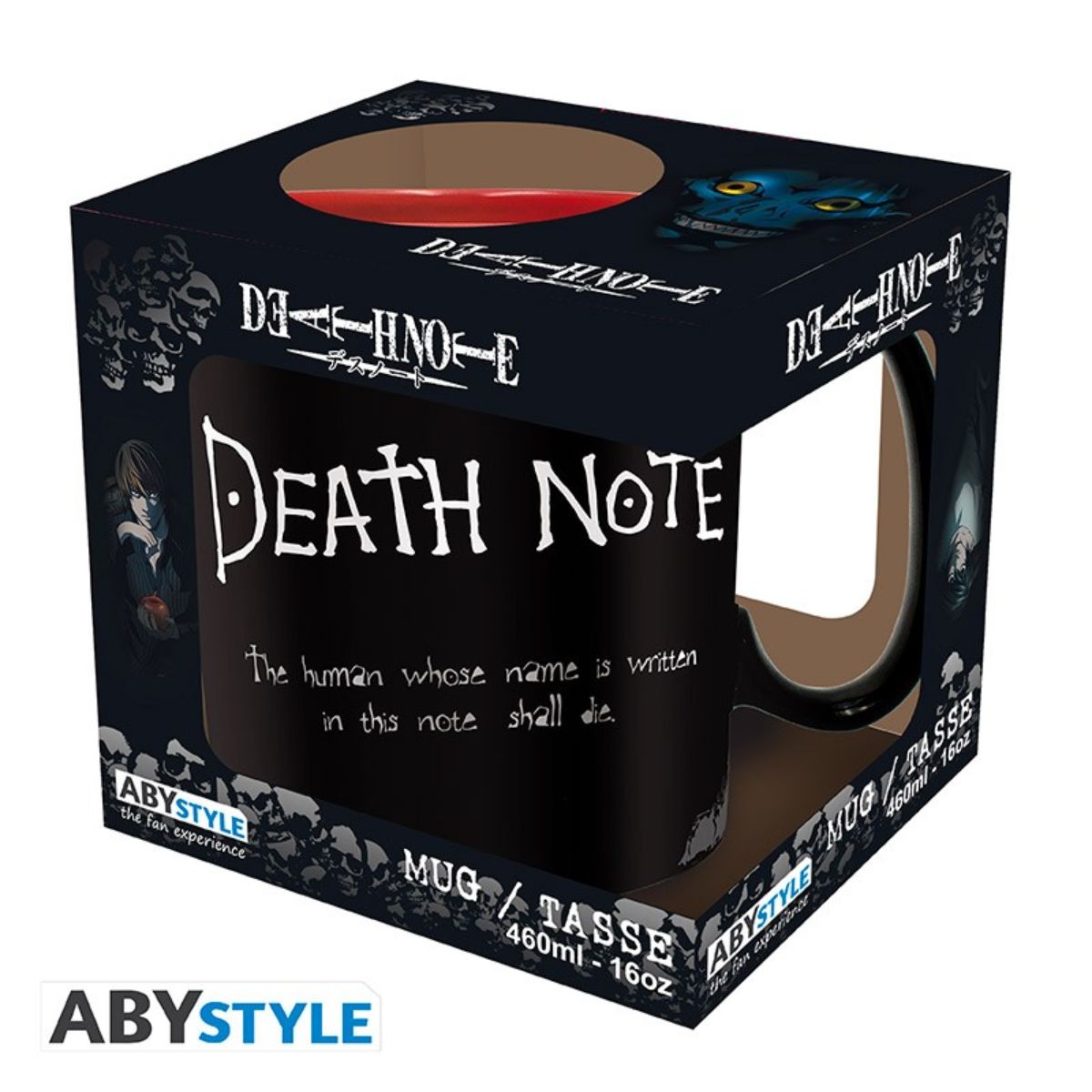Death Note Mug 460 ml Death Note Cardboard  V2