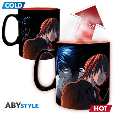 Death Note L & Light Heat Change Tasse (460 ml)