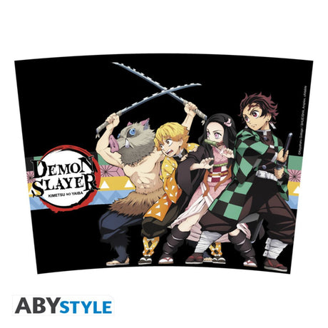 Demon Slayer Travel Mug "Characters Strip Patterns"