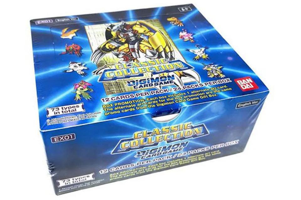 Digimon Card Game - Classic Collection Booster Display EX01 (24 Packs) - EN