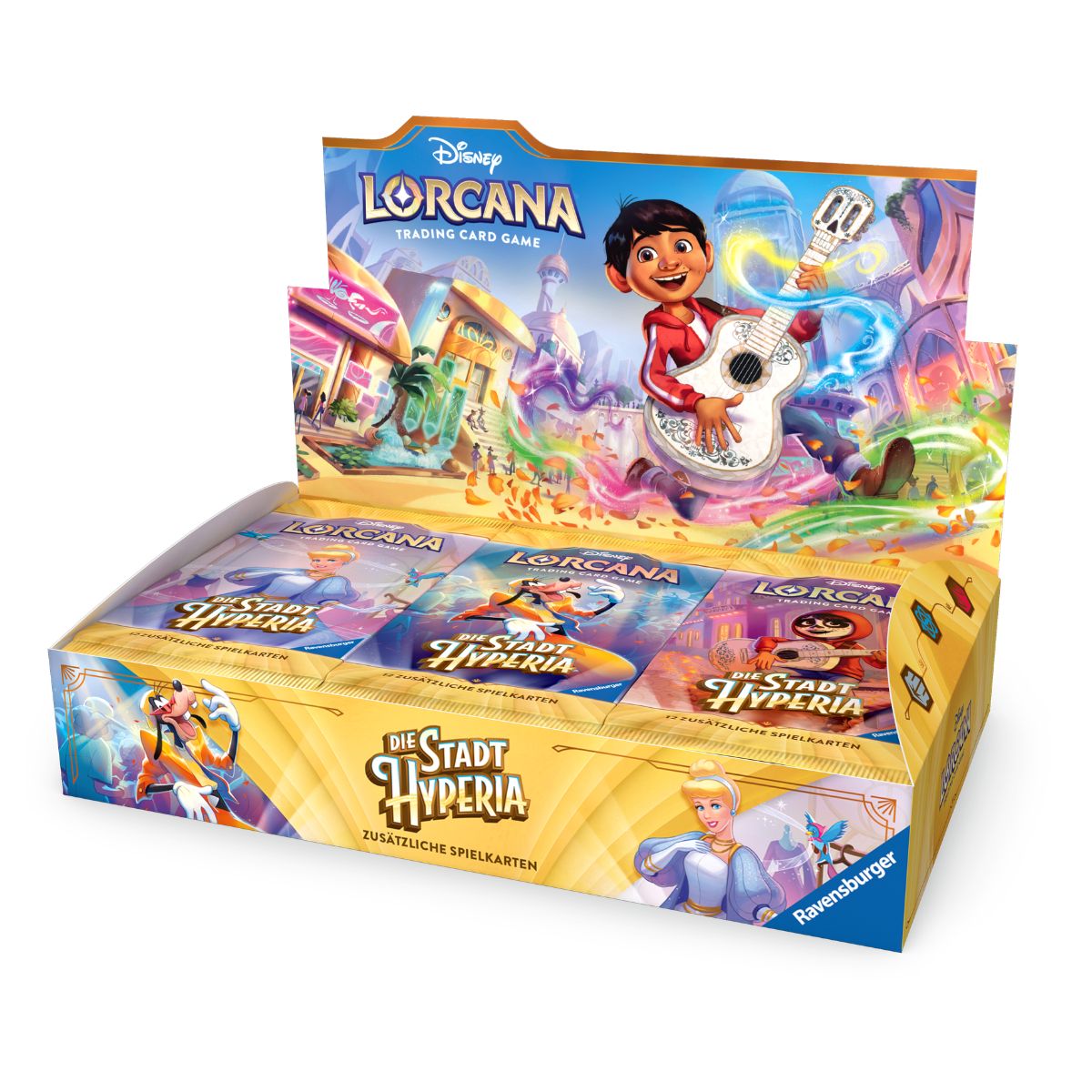 Disney Lorcana Die Stadt Hyperia Display (24 Booster) Deutsch