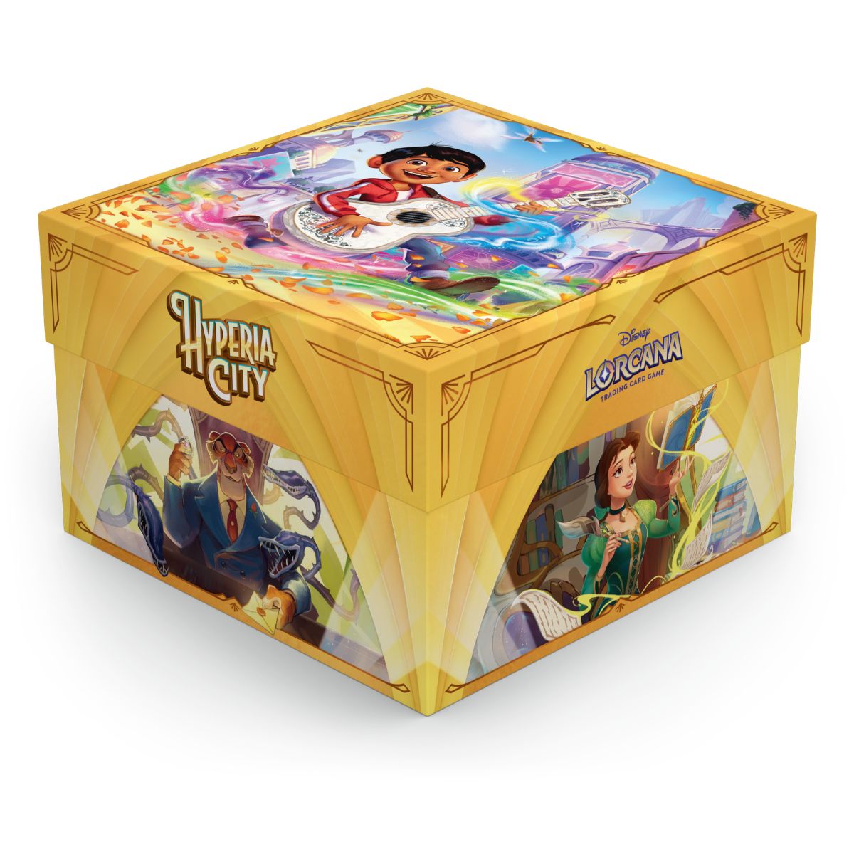 Disney Lorcana Die Stadt Hyperia Schatzkiste der Luminari Deutsch