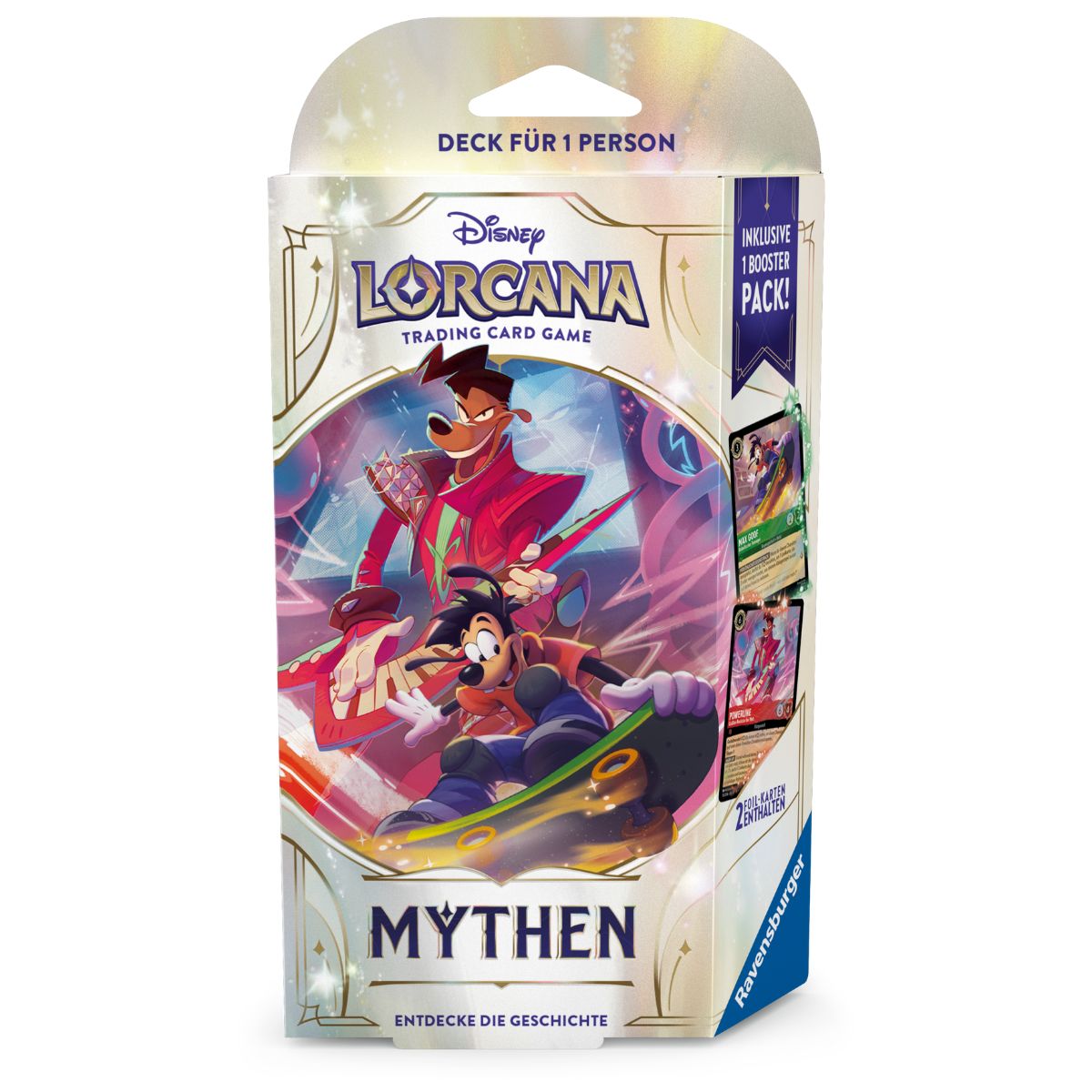 Disney Lorcana Mythen Starter Deck Powerline & Max Deutsch