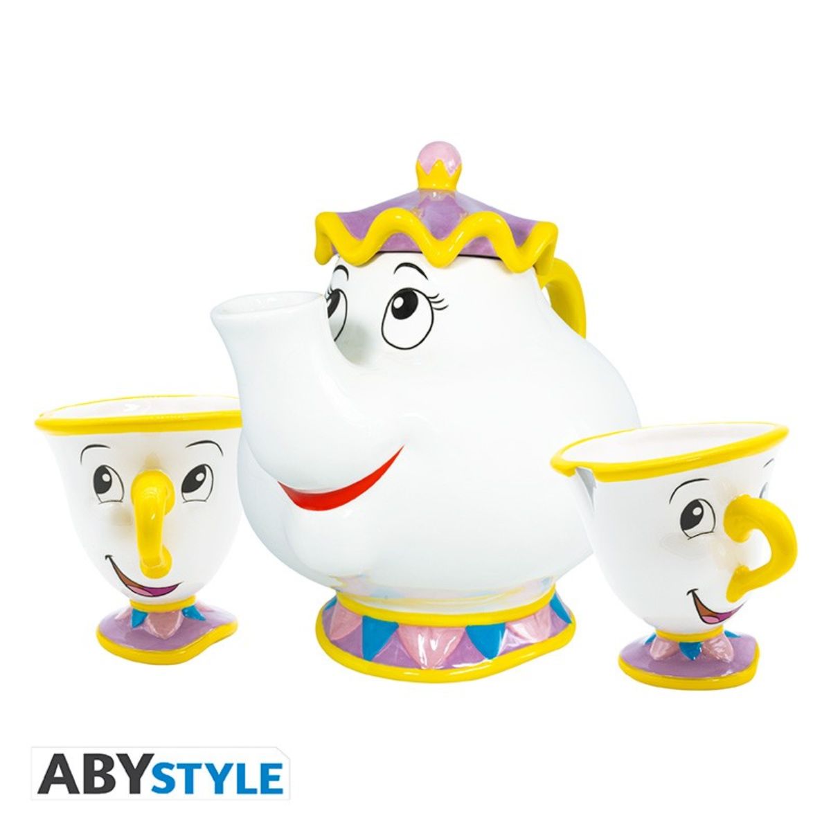 Disney Teapot Set Mrs. Potts And Chip