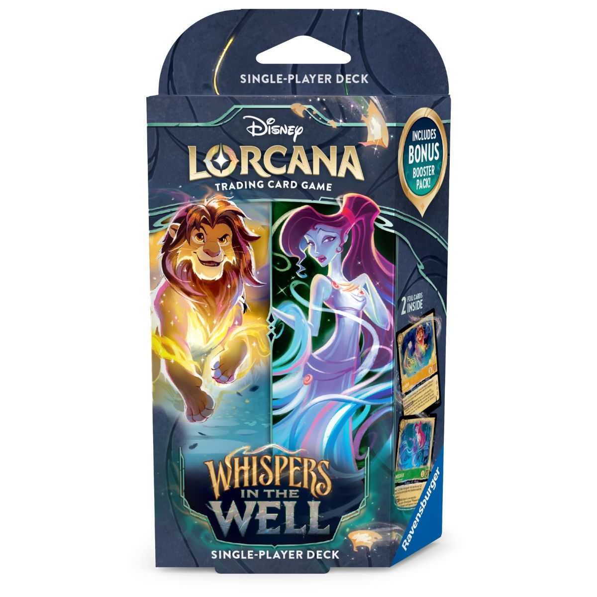 Disney Lorcana Whispers in the Well Starter Deck Simba & Meg Englisch