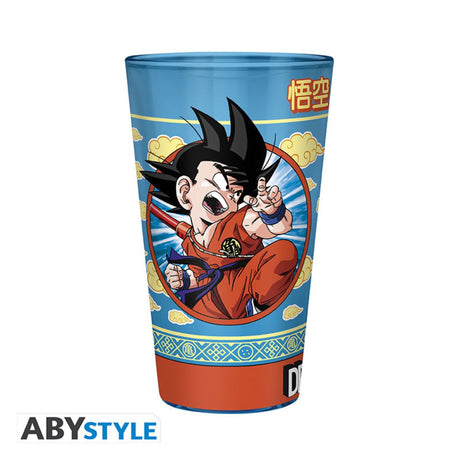 Dragon Ball Large Glass 400ml Goku & The Flying Nimbus