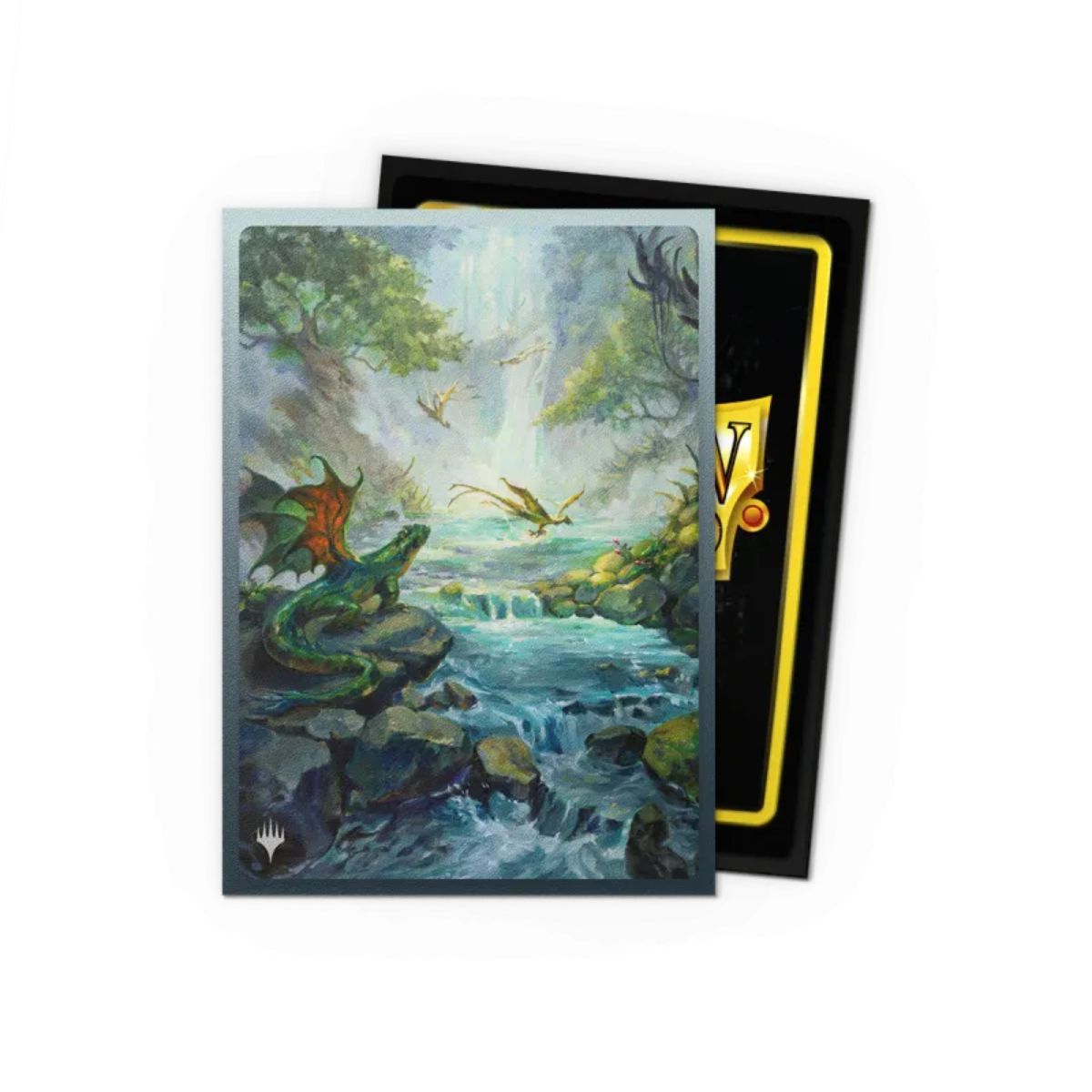 Dragon Shield Standard Size Matte Dual Art Misty Rainforest Landfall Series