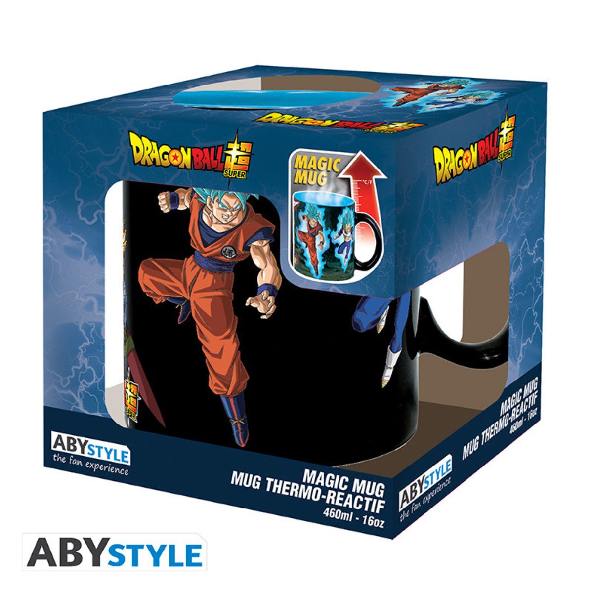 Dragon Ball Super Saiyans vs Black Heat Change Tasse (460 ml)