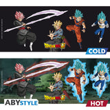 Dragon Ball Super Saiyans vs Black Heat Change Tasse (460 ml)
