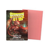 Dragon Shield Japanese Size Dual Matte Sleeves - Peach (60 Sleeves)