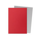 Dragon Shield Standard Size Dual Matte Sleeves - Crimson & Silver (100 Sleeves)