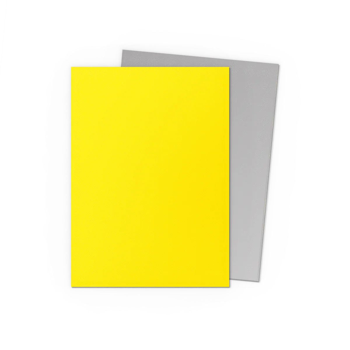 Dragon Shield Standard Size Dual Matte Sleeves - Yellow & Silver (100 Sleeves)