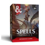 Dungeons & Dragons D&D Trove Reference Cards Spells Levels 4-5 Englisch