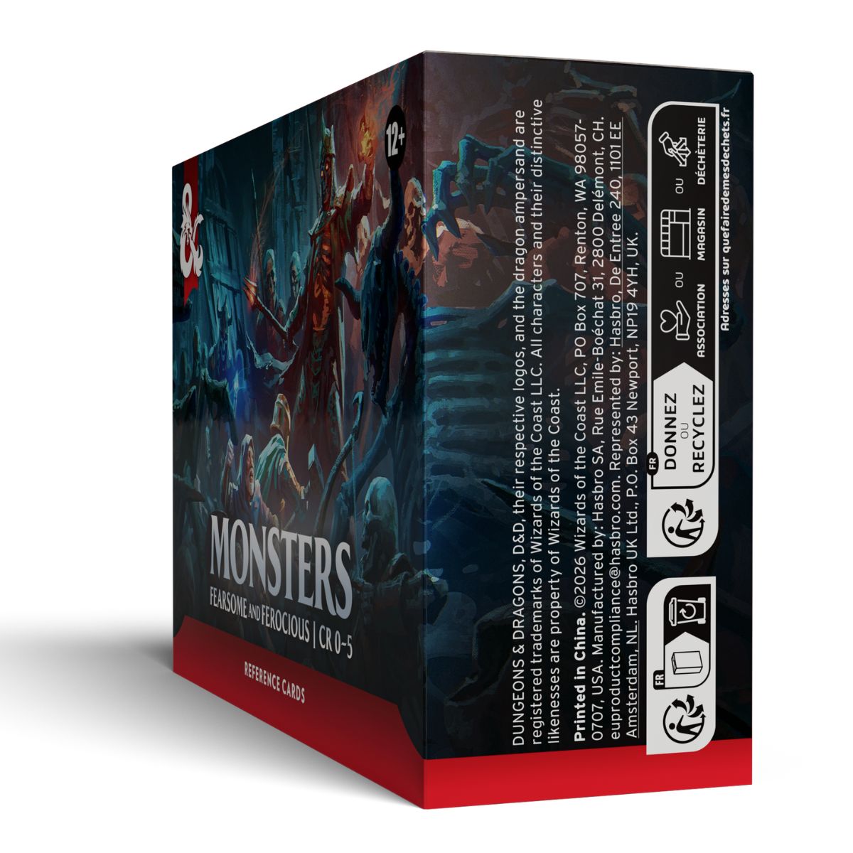 Dungeons & Dragons Trove Reference Cards Monsters Fearsome and Ferocious Englisch