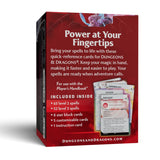 Dungeons & Dragons Trove Reference Cards Spells Levels 2-3 Englisch