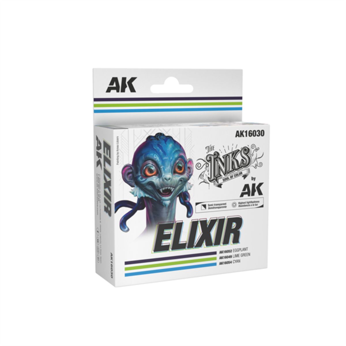 AK Interactive The INKS - SETS Elixir Colors Set – Battle Bear Trading ...