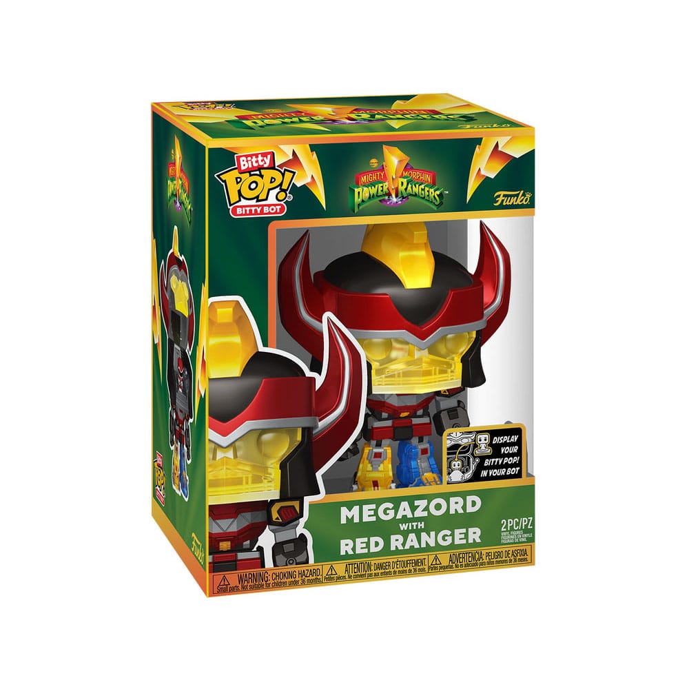 Funko POP! Mighty Morphin Power Rangers Megazord with Red Ranger ...