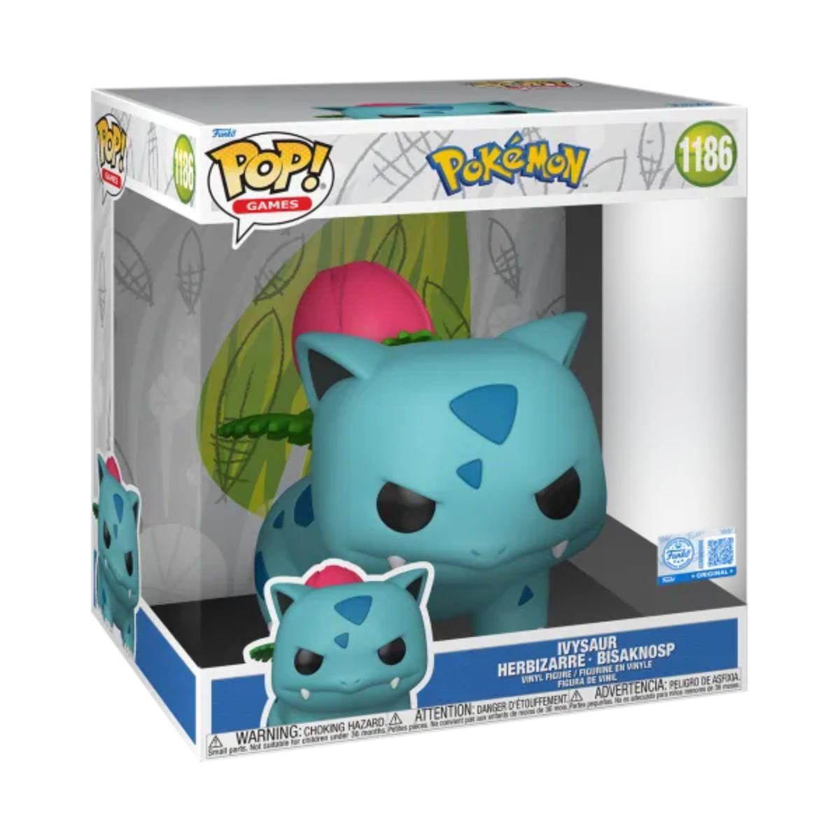 Funko POP! Pokémon Jumbo Sized Bisaknosp #1186