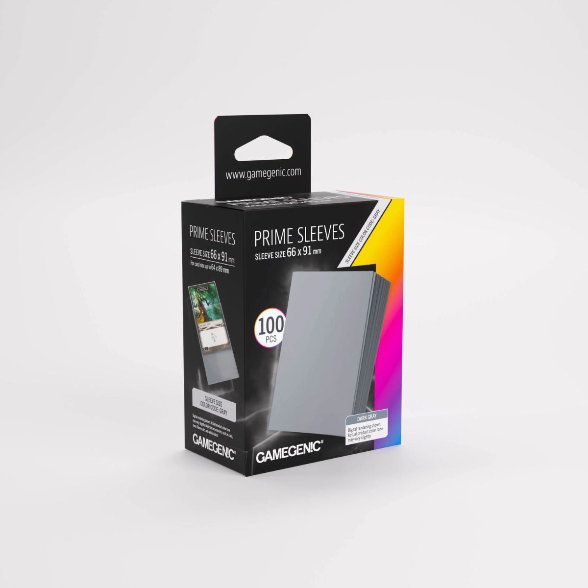 Gamegenic PRIME Sleeves Dunkelgrau