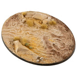 Gamers Grass Deserts of Maahl Bases, Oval 120mm (x1)