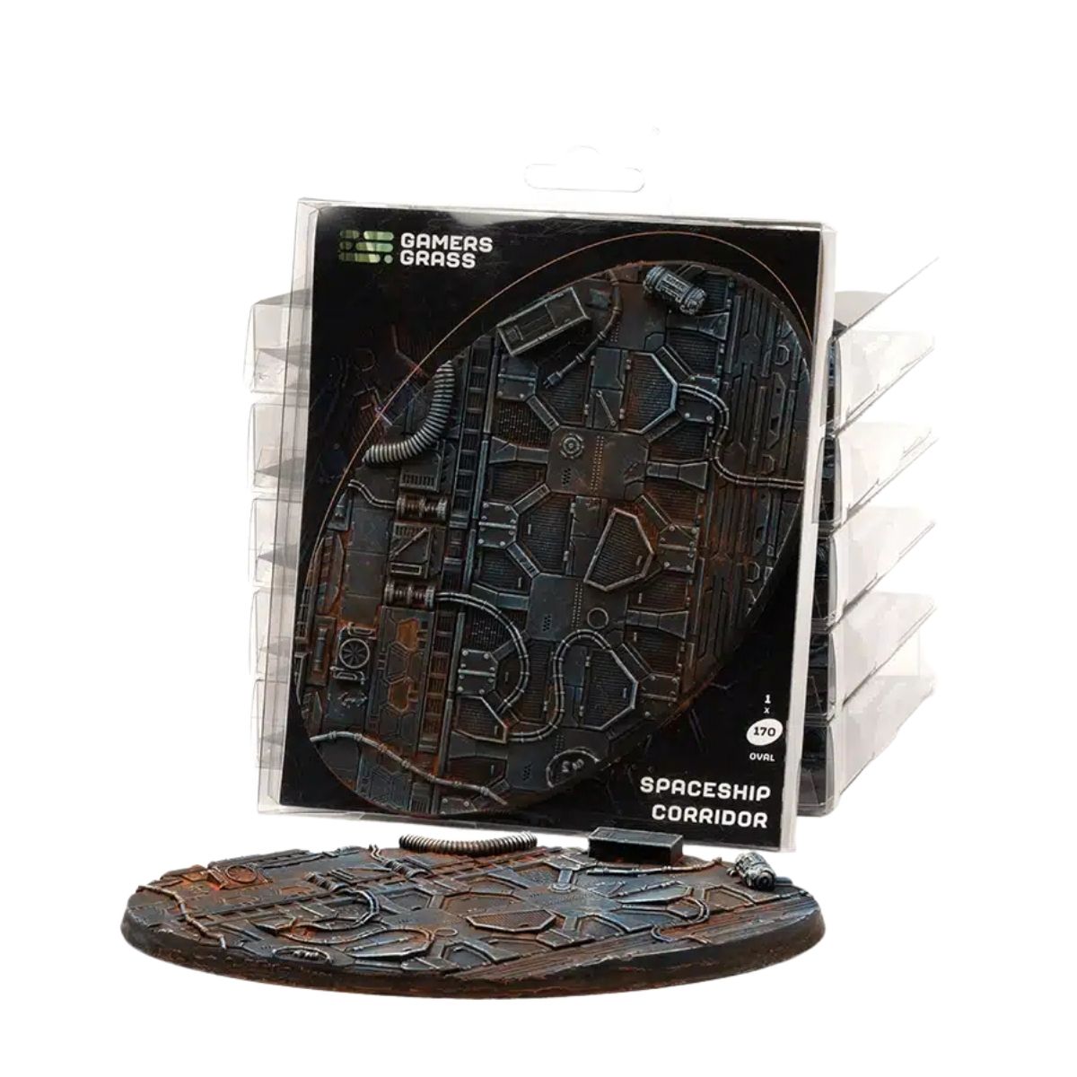 Gamers Grass Spaceship Corridor Bases, Oval 170mm (x1)