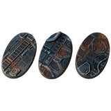 Gamers Grass Spaceship Corridor Bases, Oval 75mm (x3)