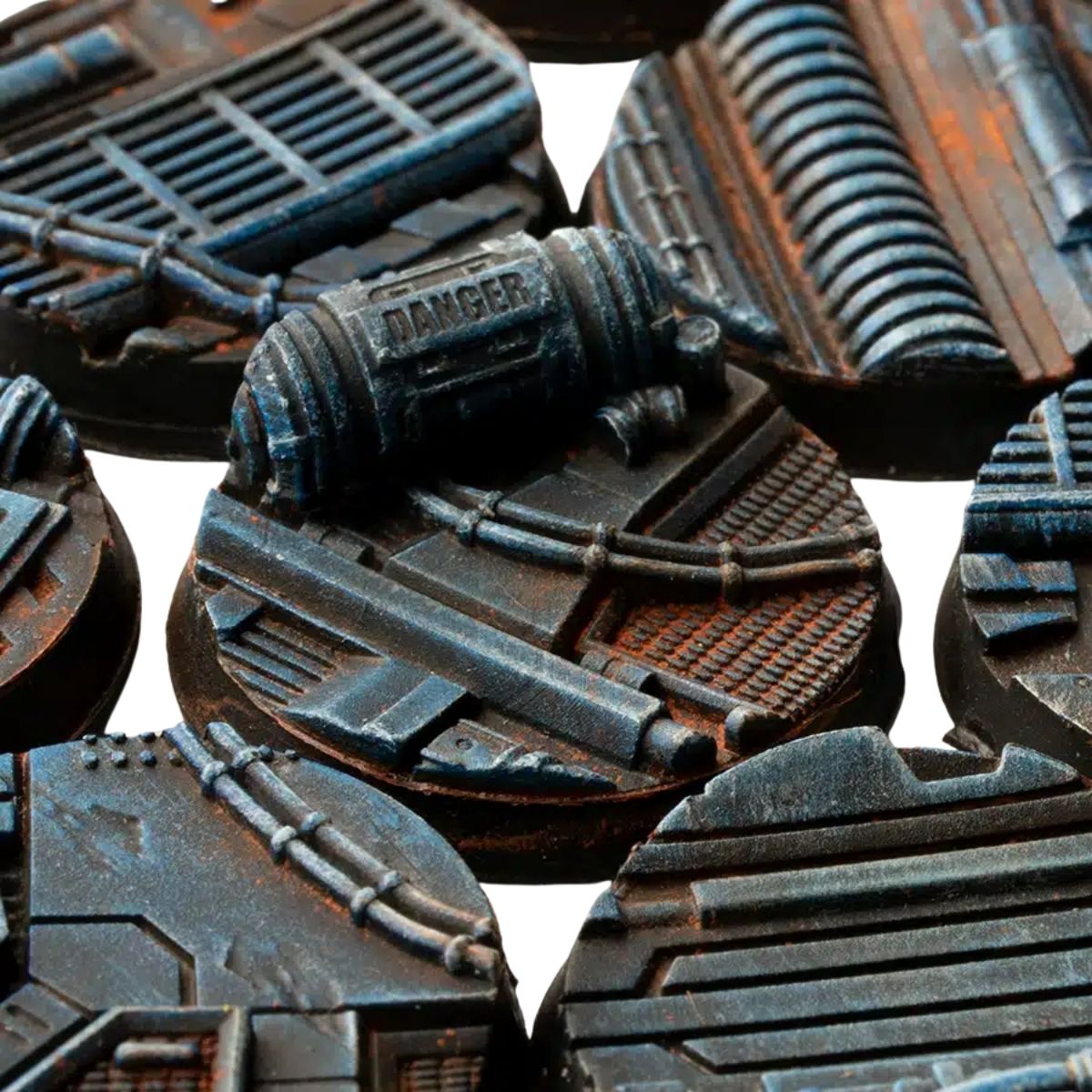Gamers Grass Spaceship Corridor Bases, Round 25mm (x10)