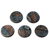 Gamers Grass Spaceship Corridor Bases, Round 40mm (x5)