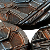 Gamers Grass Spaceship Corridor Bases, Round 50mm (x3)