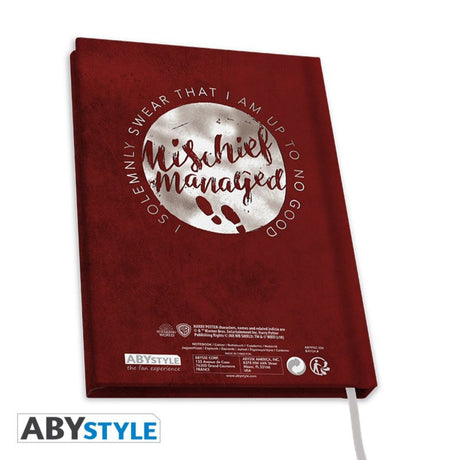 Harry Potter A5 Notebook Marauder'S Map