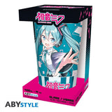 Hatsune Miku Large Glass 400ml Musical City