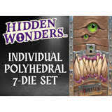 Chessex Hidden Wonders™ Individual Mystery Polyhedral 7-Würfelset Set Türkis