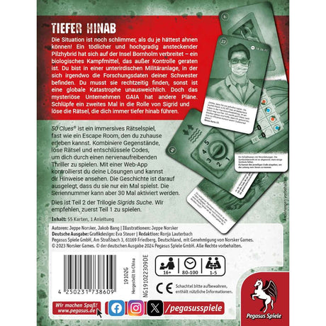 50 Clues – Tiefer hinab (Sigrids Suche, Teil 2 von 3)
