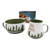 Lord Of The Rings Breakfast Set Mug + Bowl Fellowship