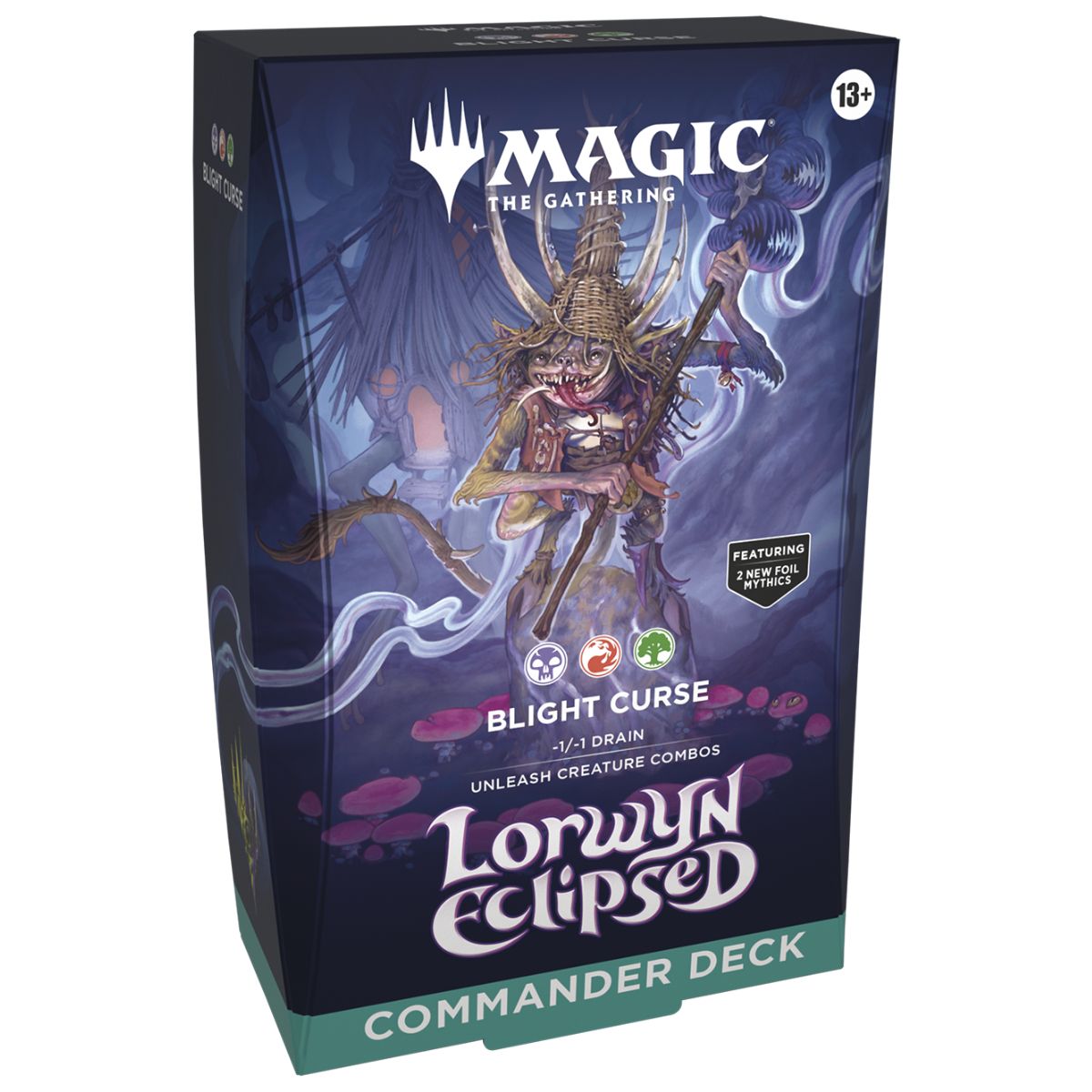 Magic: The Gathering Lorwyn Eclipsed Blight Curse Commander Deck Englisch