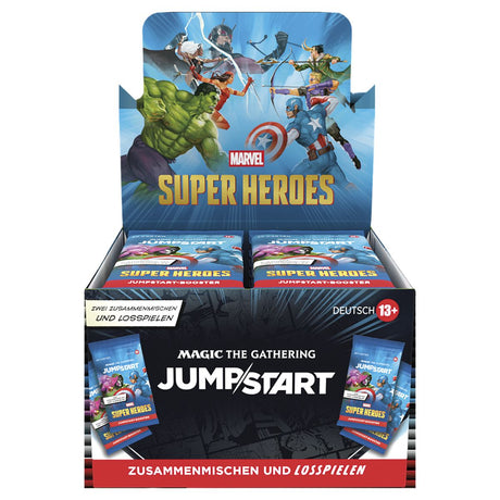 Magic: The Gathering Marvel Super Heroes Jumpstart Booster Display Englisch