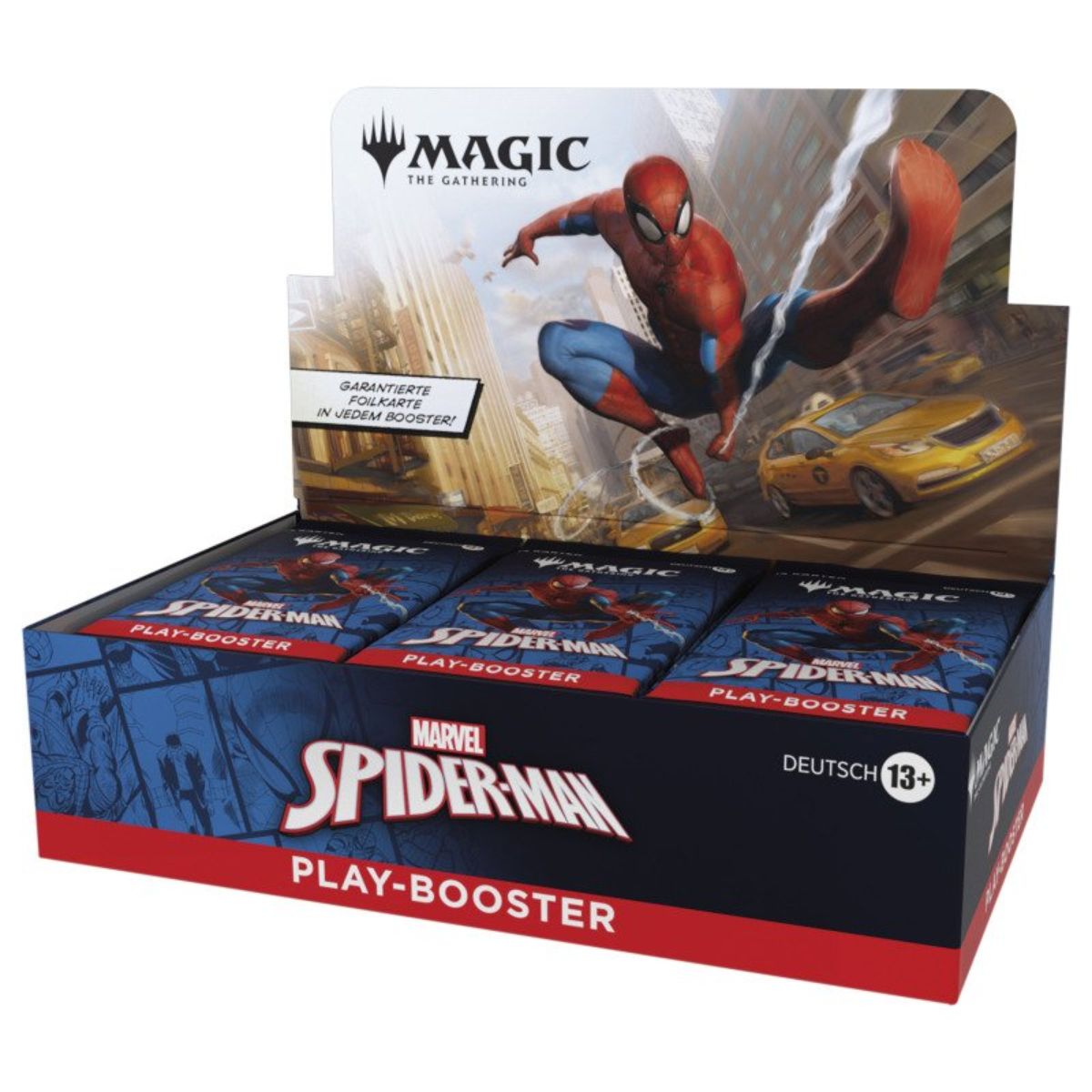 Magic: The Gathering Marvel's Spider-Man Play-Booster Display (30 Packs) Deutsch