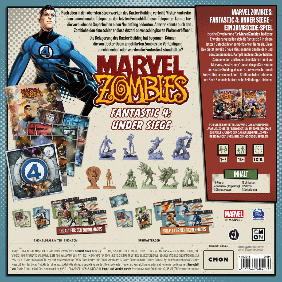 Marvel Zombies: Fantastic 4 Under Siege - Ein Zombicide-Spiel