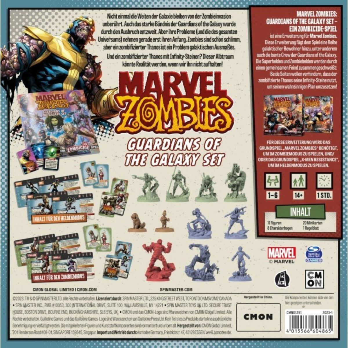 Marvel Zombies: Guardians of the Galaxy Set - Ein Zombicide-Spiel
