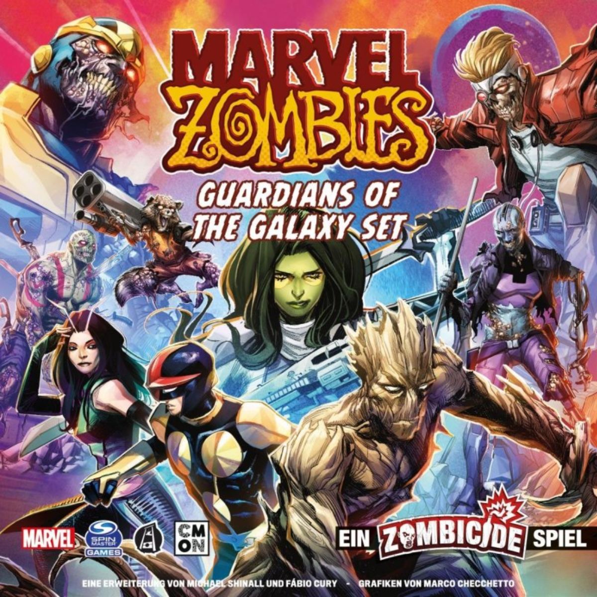 Marvel Zombies: Guardians of the Galaxy Set - Ein Zombicide-Spiel