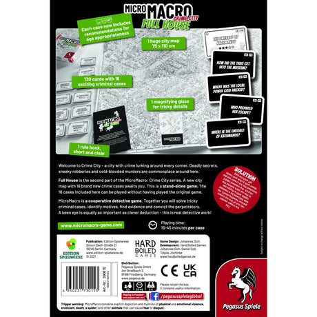 MicroMacro: Crime City 2 – Full House (Edition Spielwiese) (English Edition)