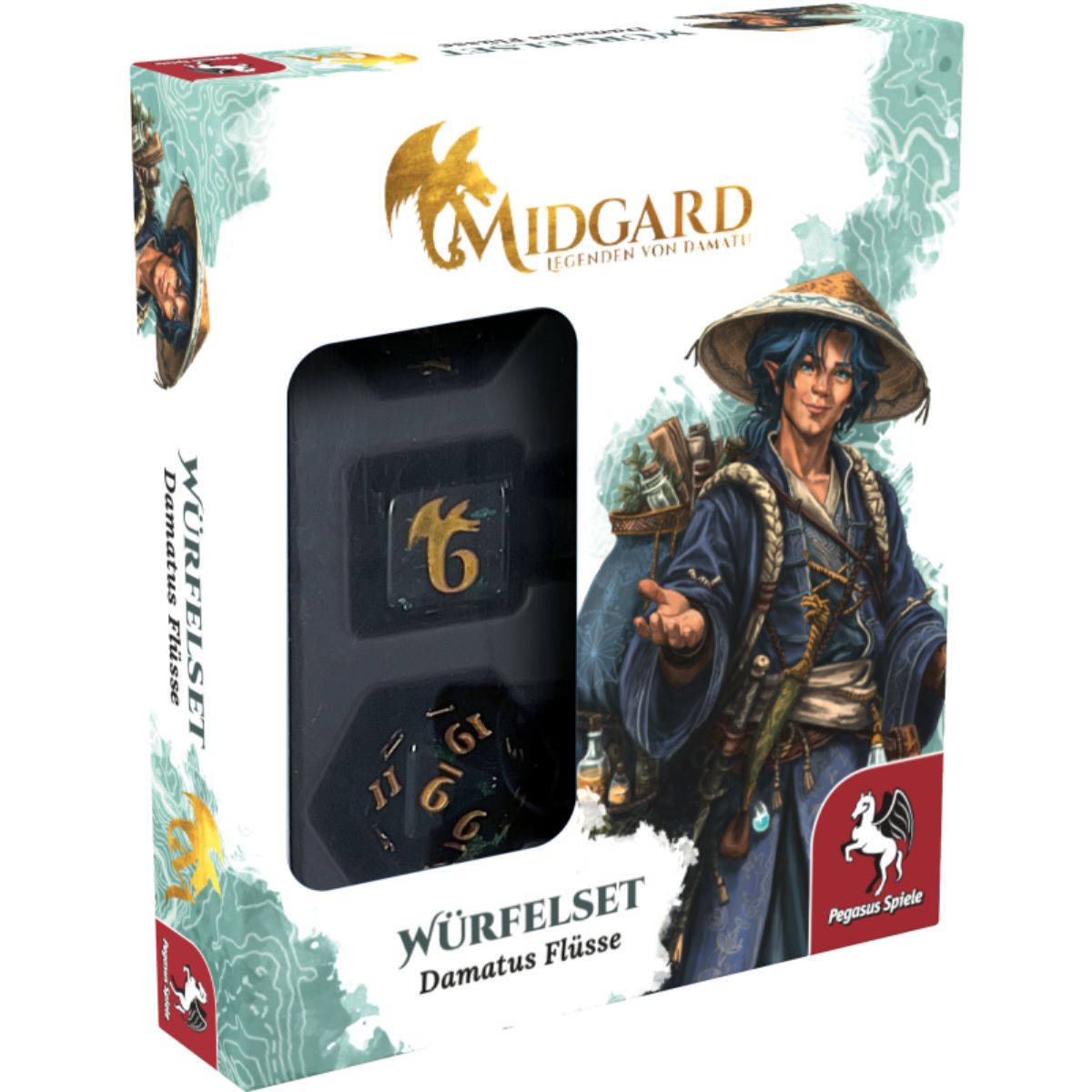 Midgard Legenden von Damatu: Würfelset (grün)