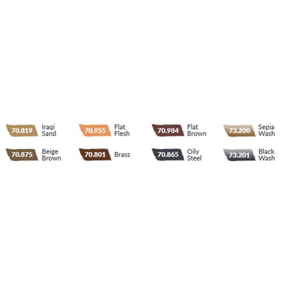 Vallejo Model Color Utility Paint Set WWII & WWIII (8 Farben)