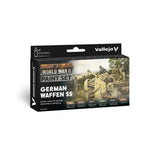 Vallejo Model Color WWII Paint Set German Waffen SS (6 Farben)